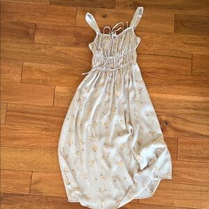 Dry Goods Beige Floral Dress